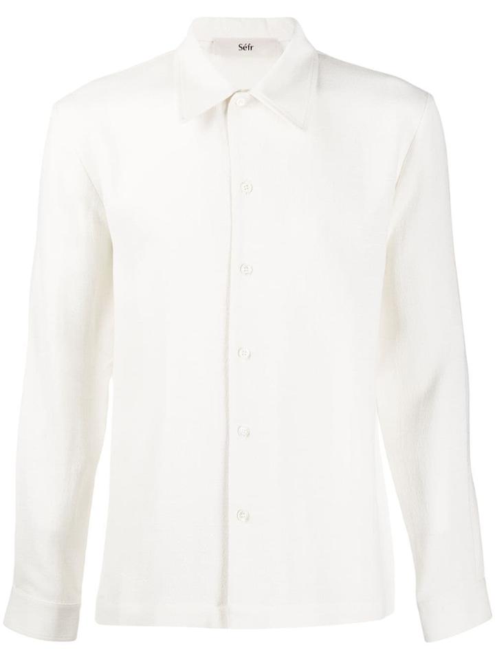 Séfr Ripley Long Sleeved Shirt - White