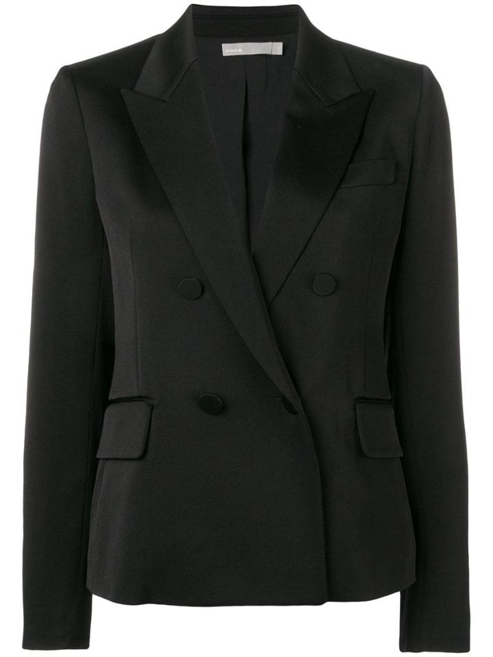 Vince Double Breasted Jacket - Black