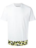 Marni Printed Trim T-shirt, Men's, Size: 46, White, Cotton
