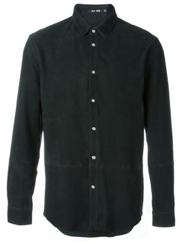 Blk Dnm Suede Shirt