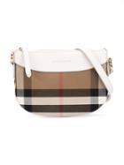 Burberry Kids - House Check Shoulder Bag - Kids - Cotton - One Size, White
