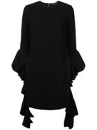 Ellery Kilkenny Frill Sleeve Dress - Black