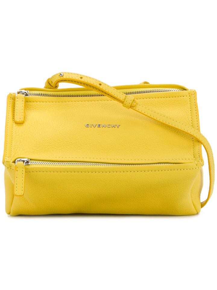 Givenchy - Mini Pandora Crossbody Bag - Women - Goat Skin - One Size, Yellow/orange, Goat Skin