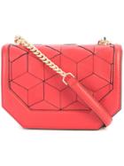 Welden Supine Square Shoulder Bag - Red