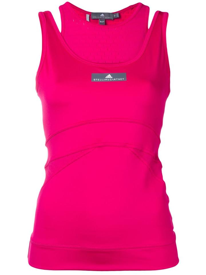 Adidas By Stella Mccartney Layered Tank Top - Pink & Purple