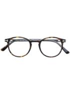 Tom Ford Eyewear Round Shaped Glasses - Brown
