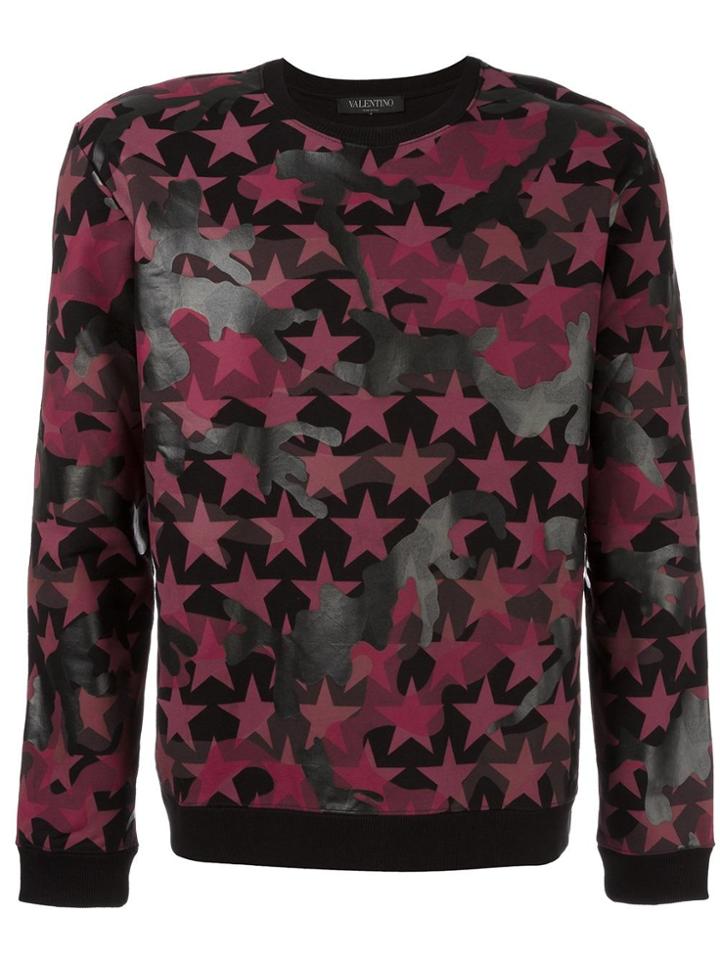 Valentino 'rockstud Camustars' Sweatshirt - Black