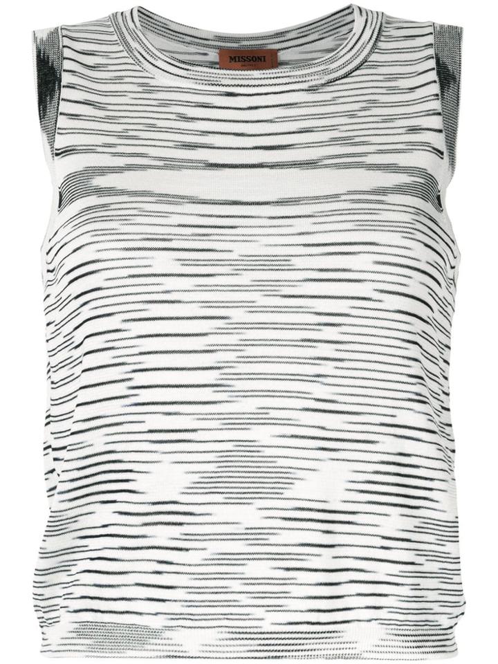 Missoni Sleeveless Top - White