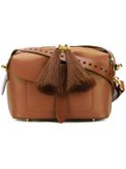 Pugnetti - Parma Shoulder Bag - Women - Calf Leather - One Size, Women's, Brown, Calf Leather
