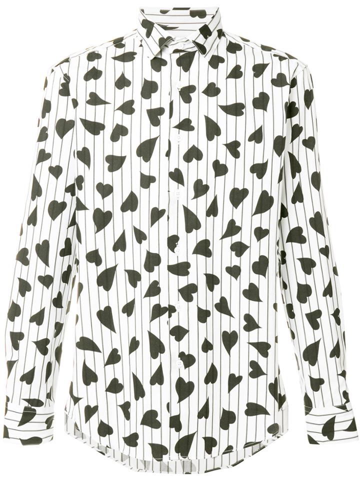Jw Anderson Heart Detail Shirt - White