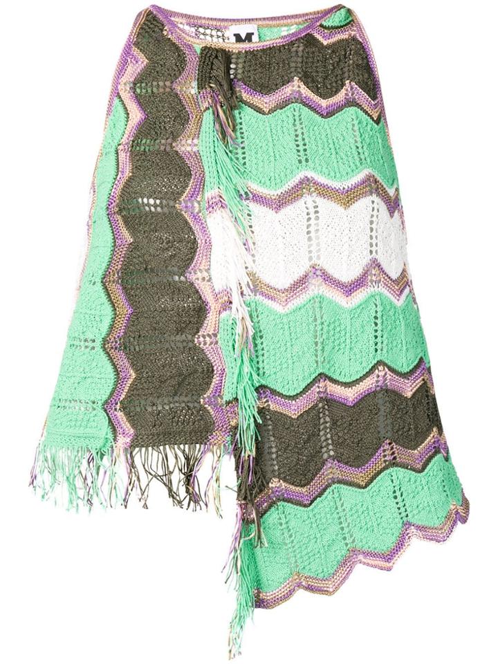 M Missoni Green Knitted Tank Top