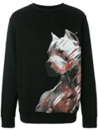 Marcelo Burlon County Of Milan Dog Print Sweatshirt - Black