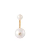 Delfina Delettrez 'pearl Piercing' Diamond Earring