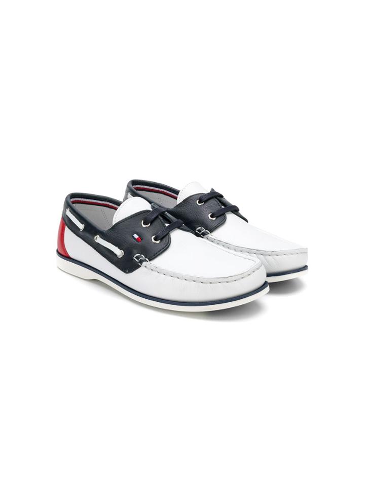 Tommy Hilfiger Junior Teen Two-tone Loafers - Blue