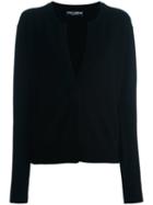 Dolce & Gabbana Single Button Cardigan, Women's, Size: 40, Black, Cashmere