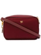 Tom Ford Top Zip Shoulder Bag - Red
