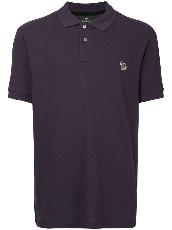Ps By Paul Smith Logo Polo Shirt - Pink & Purple