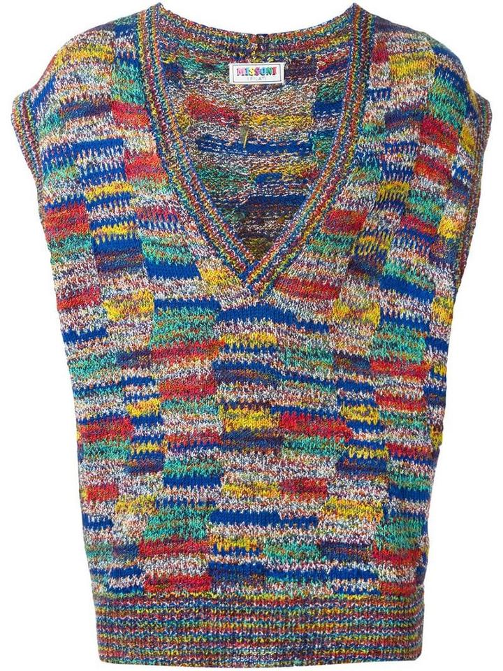 Missoni Pre-owned Knitted Vest - Multicolour