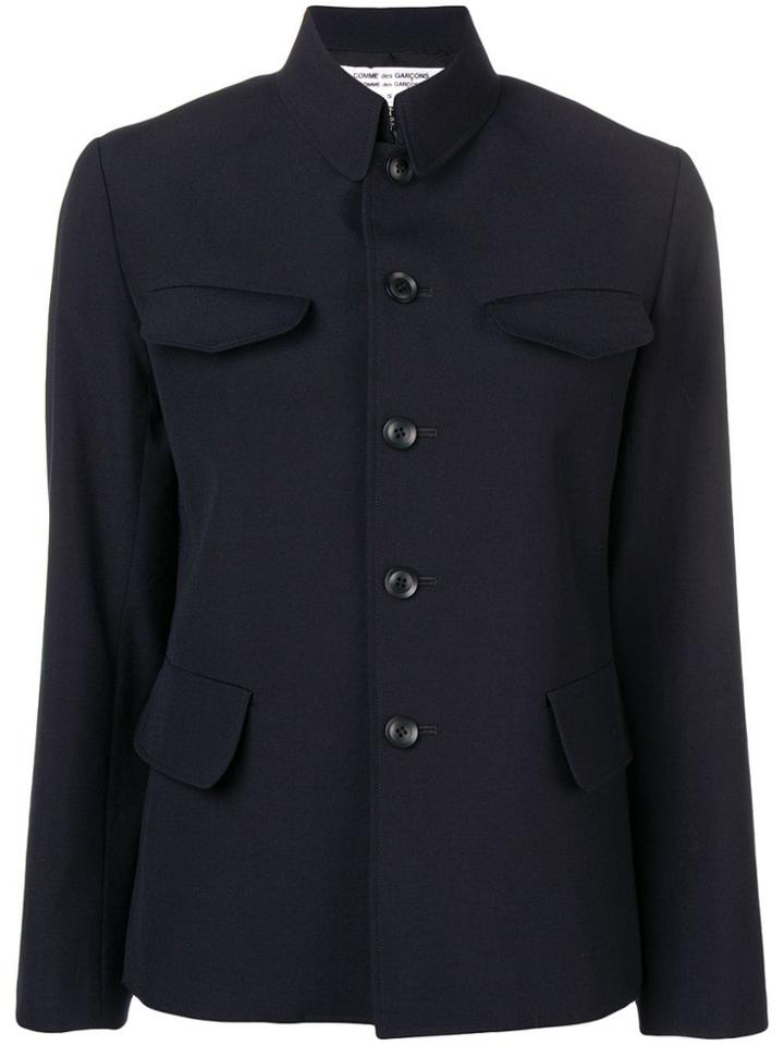 Comme Des Garçons Comme Des Garçons Multi-pocket Jacket - Blue
