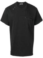 Billy Los Angeles Distressed Detail T-shirt - Black
