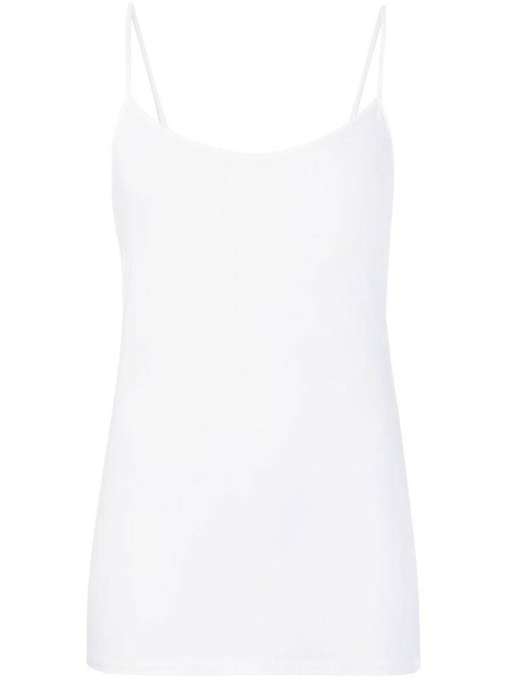 Majestic Filatures Classic Tank Top, Women's, Size: 3, White, Spandex/elastane/viscose