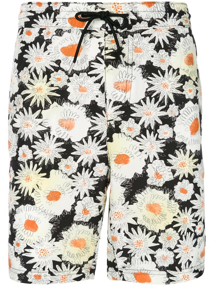 Burberry Daisy Print Swim Shorts - Multicolour