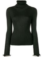 Alexander Wang Crystal Embellished Cuffs Jumper - Black