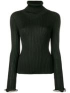 Alexander Wang Crystal Embellished Cuffs Jumper - Black