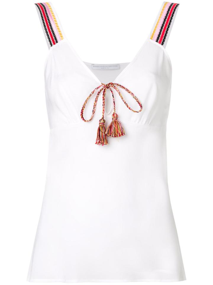 Ermanno Scervino Tassel Vest - White