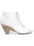 Marsèll Open Toe Ankle Boots, Women's, Size: 37, White, Leather