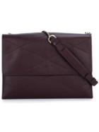 Lanvin 'sugar' Shoulder Bag, Women's, Pink/purple, Calf Leather/polyester/cotton