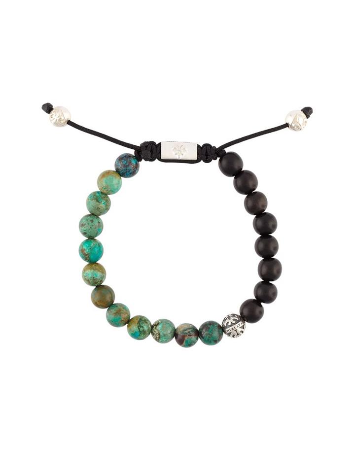 Nialaya Jewelry Beaded Bracelet, Men's, Size: Xl, Turquoise