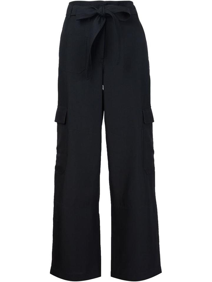 Helmut Lang High Rise Palazzo Pants