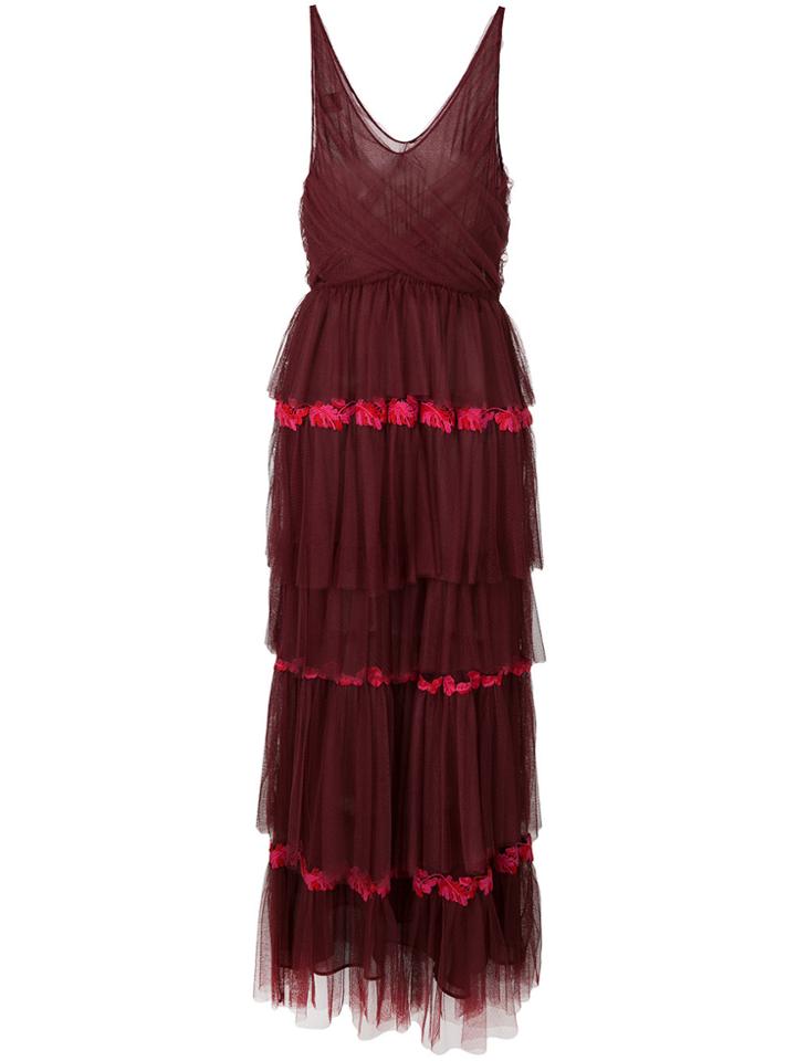 Pinko Layered Ruffled Dress