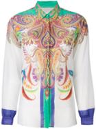 Etro Printed Buttoned Up Blouse - White