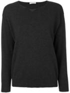 Brunello Cucinelli - Cashmere Knitted Sweater - Women - Cashmere - Xxl, Grey, Cashmere