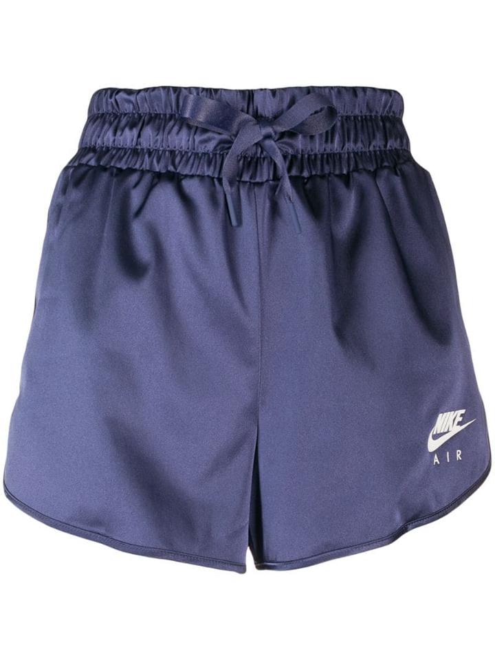 Nike Elasticated Track Shorts - Purple
