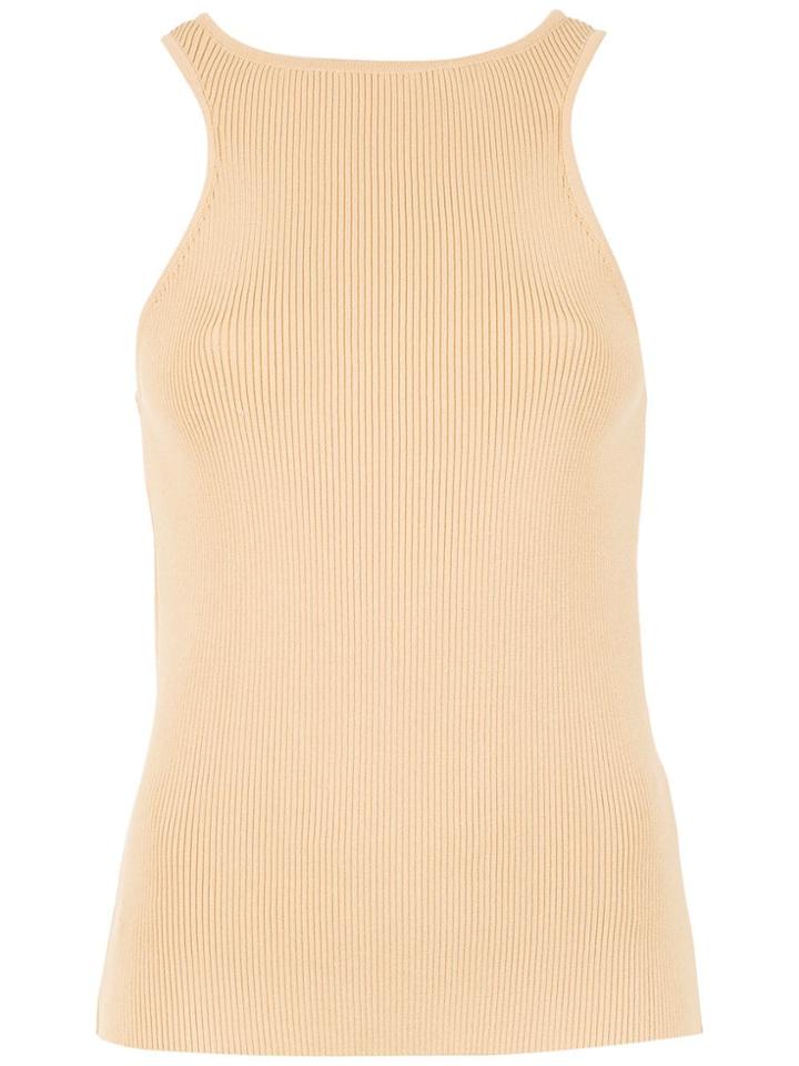 Egrey Knitted Ribbed Top - Neutrals