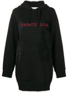 Philosophy Di Lorenzo Serafini Infinite Love Long Hoodie - Black