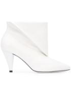 Givenchy Foldover Ankle Boots - White