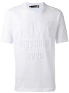 Love Moschino 'st. Love' T-shirt, Men's, Size: Xl, White, Cotton