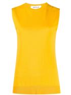 Enföld Side Slit Tank Top - Yellow