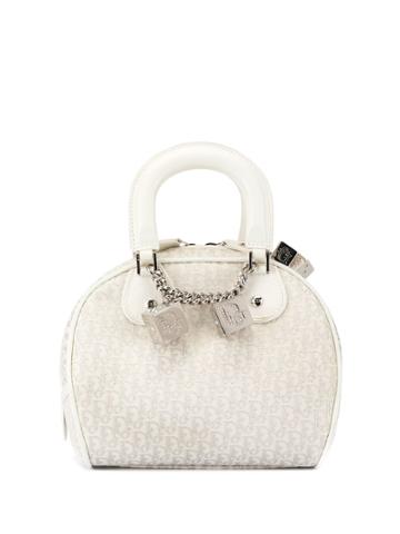 Christian Dior Pre-owned Trotter Charm Tote - White