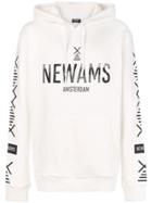 Newams Stamp Logo Hoodie - White