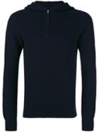 Fitted Hooded Sweatshirt - Men - Wool - M, Blue, Wool, Maison Margiela
