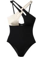 Moeva Two-tone Swimsuit, Women's, Size: Large, Black, Polyamide/spandex/elastane