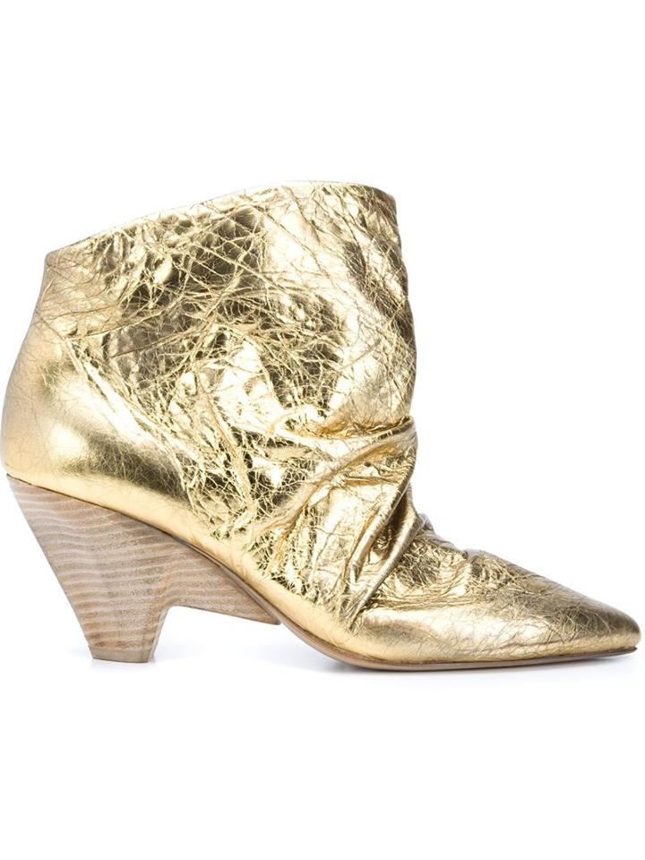 Marsèll Metallic Ankle Booties