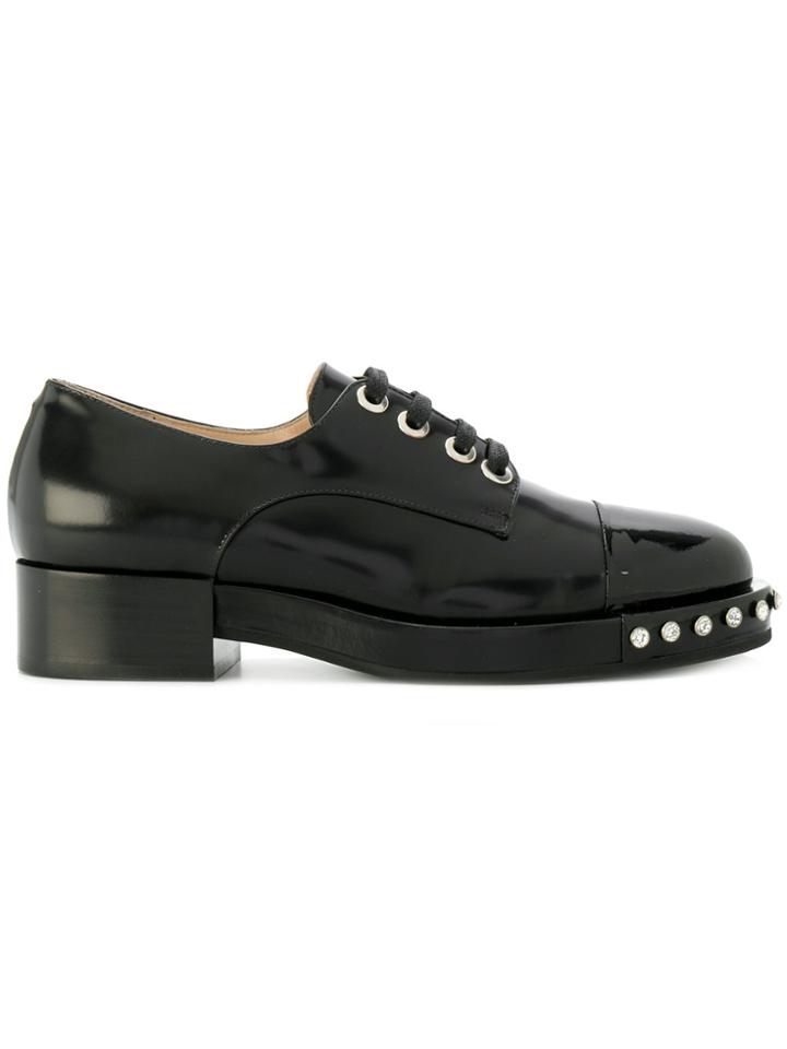 No21 Studded Brogues - Black
