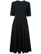 Enföld Pleated Midi Dress - Blue