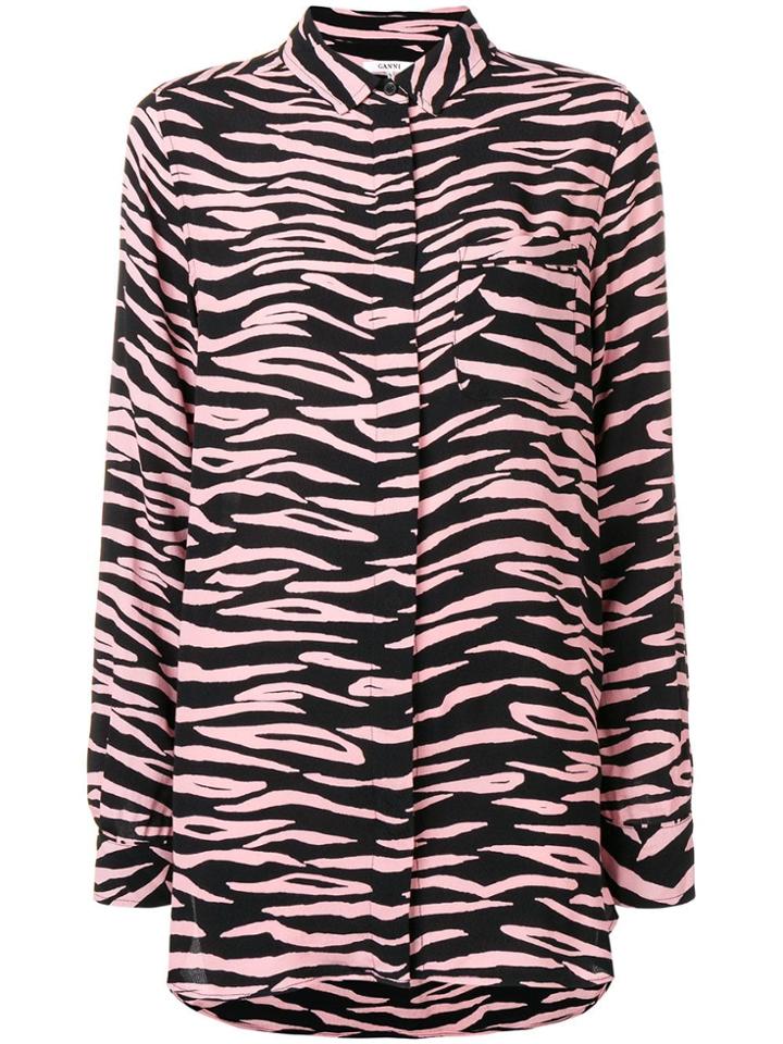 Ganni Lindale Crepe Shirt - Black